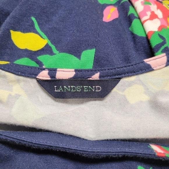 Lands' End Franciso Rodriguez Design Floral Dress - Picture 2 of 5
